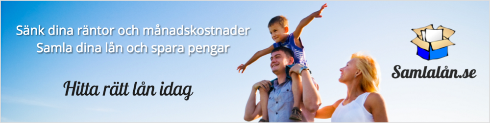 familj som samlat lån